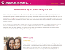 Tablet Screenshot of lesbiandatingsites.com