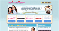 Desktop Screenshot of lesbiandatingsites.info